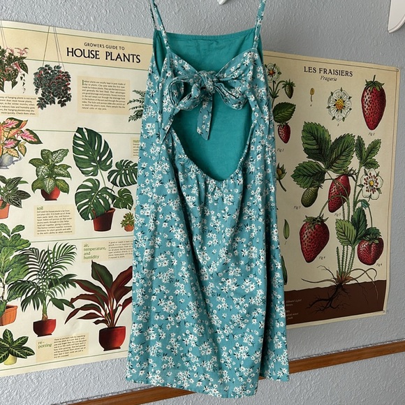 American Eagle Floral Tie-Back Mini Dress - Picture 2 of 3